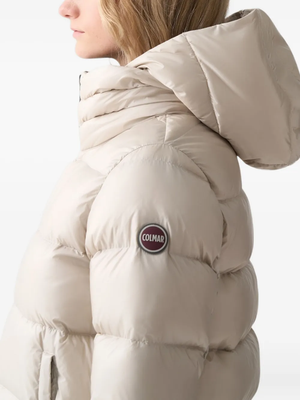 Colmar Piumino Hooded Padded Jacket In Neutral