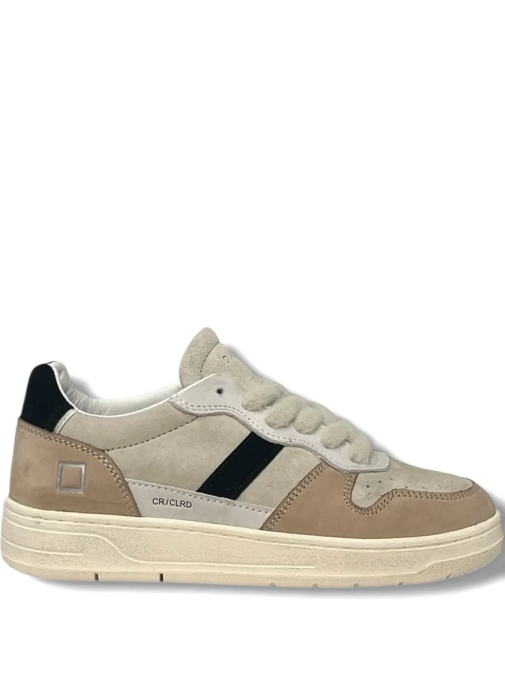 Date striped court 2.0 trainers Beige