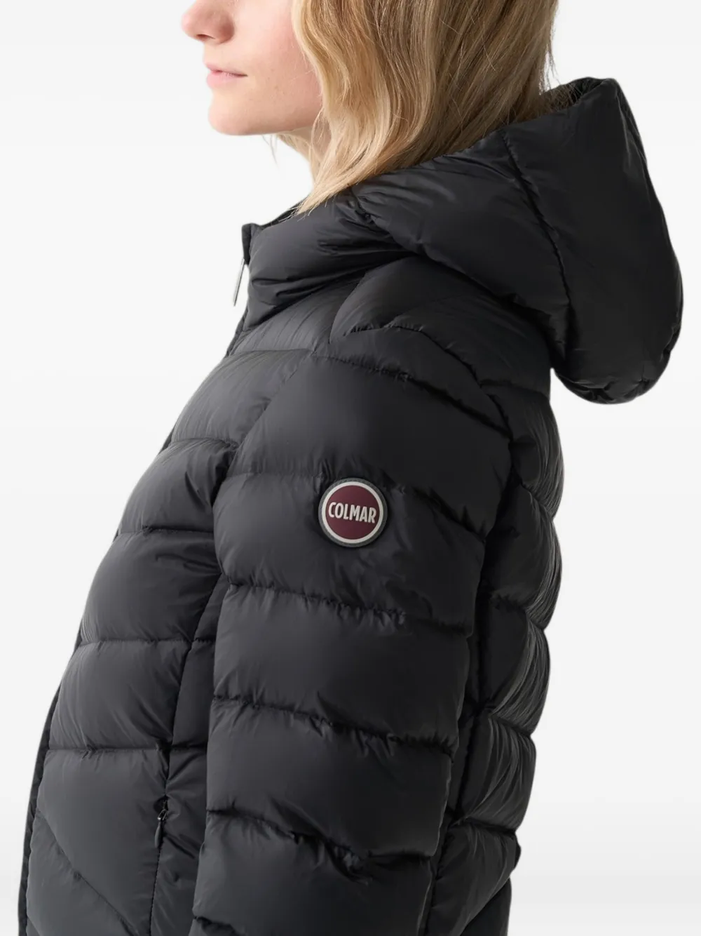Colmar Piumino Hooded Quilted Jacket In Black