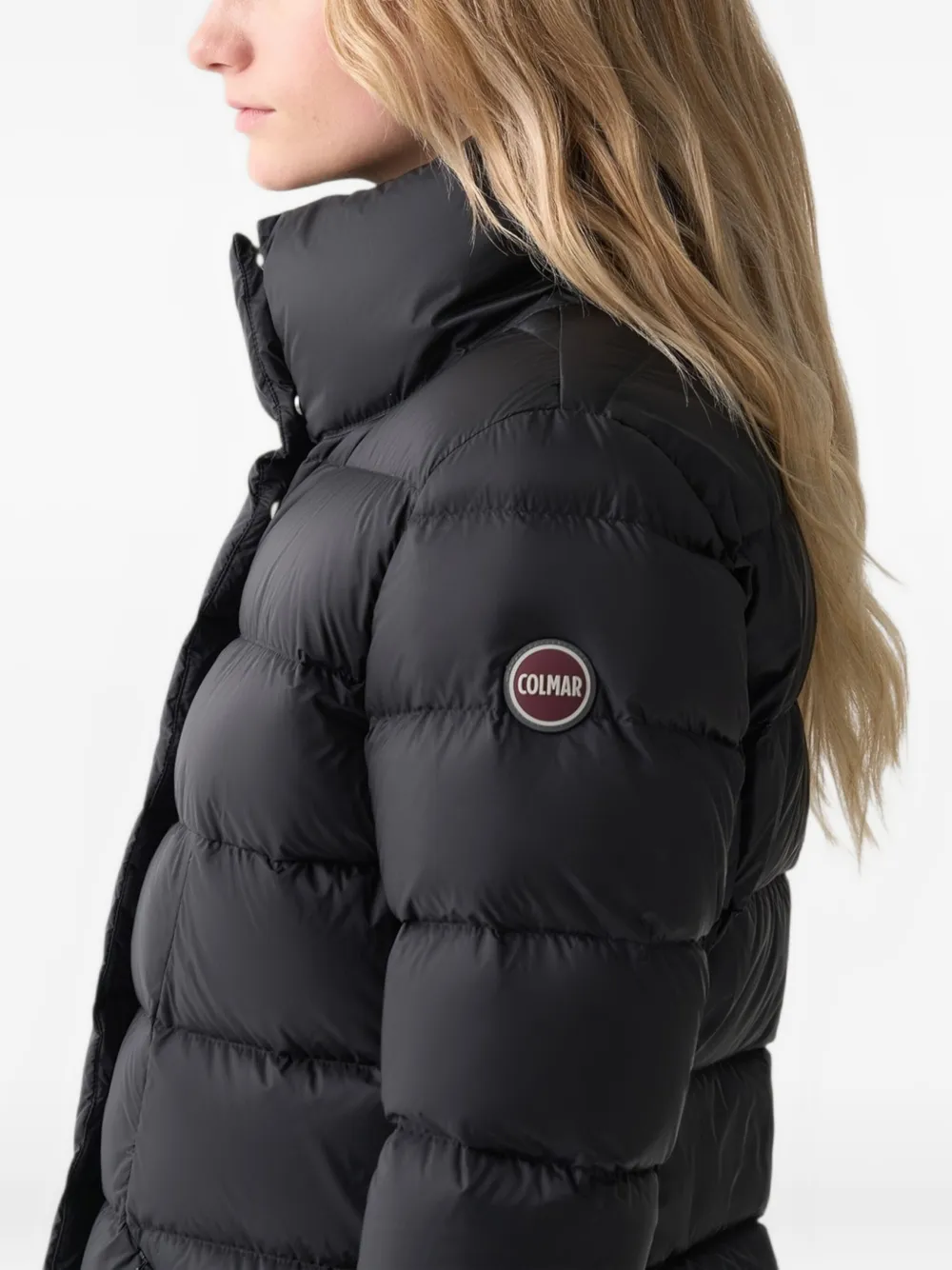 Colmar Quilted Puffer Jacket In Black