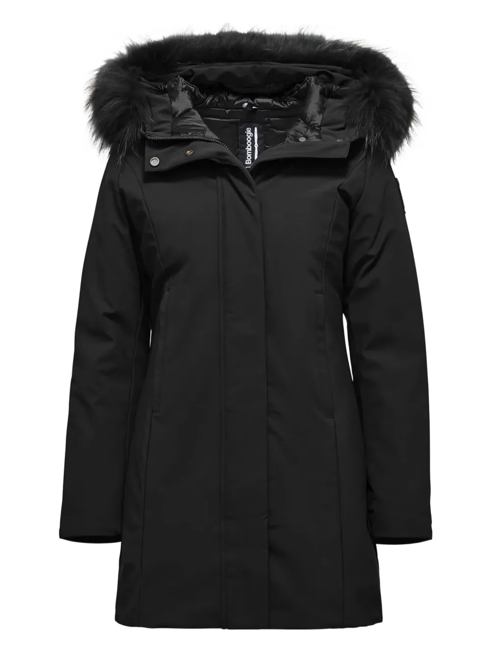 bomboogie zip-fastening coat | negro | Image 1