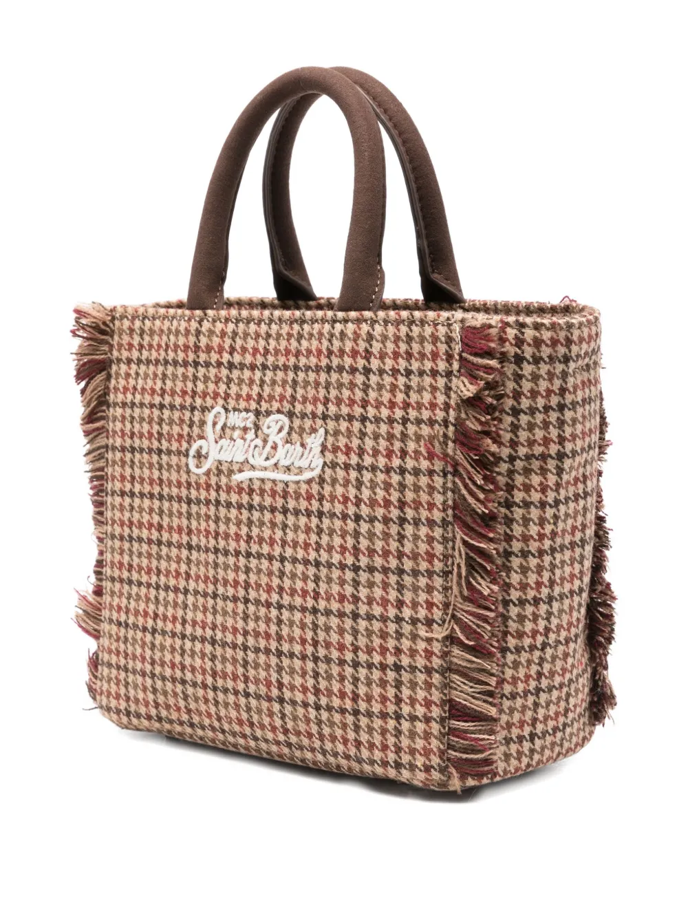 MC2 Saint Barth Kids houndstooth tote bag - Bruin
