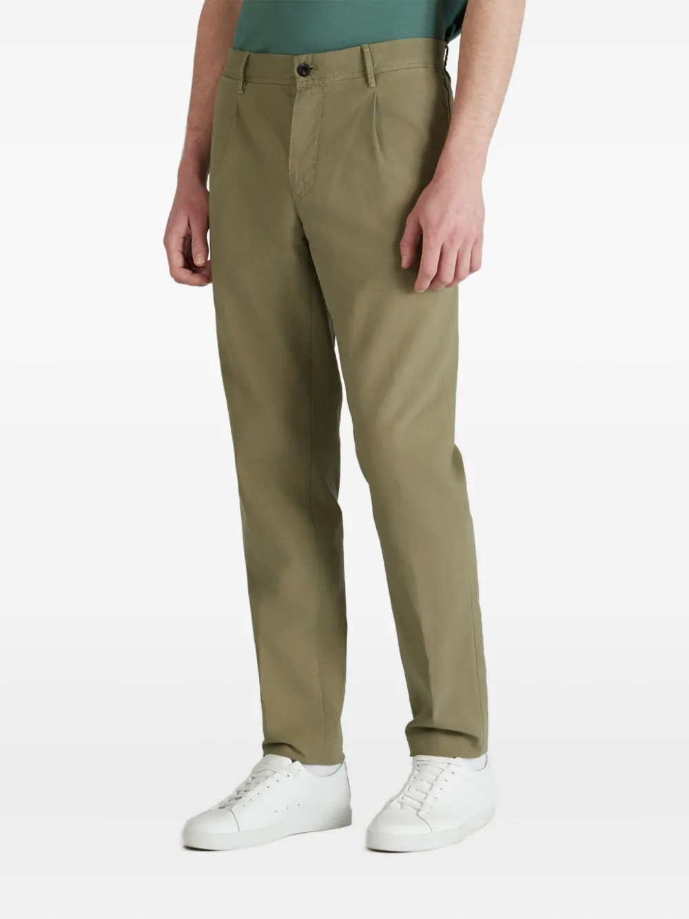 Incotex Plooibroek Groen