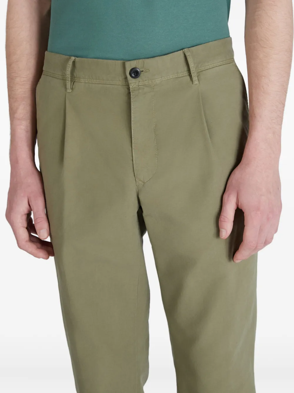 Incotex Plooibroek Groen