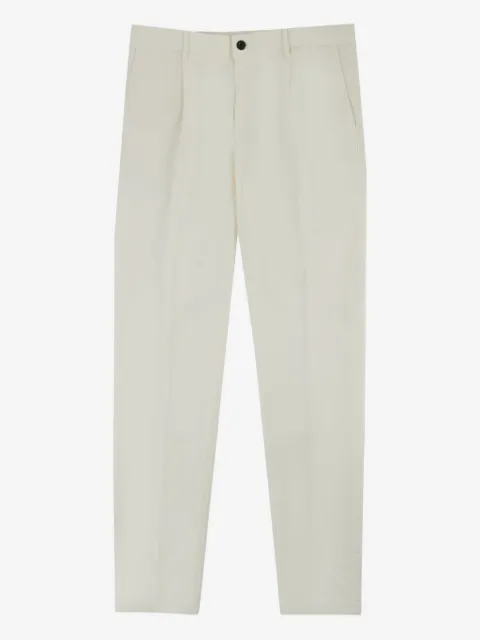 slowear pleated-front tapered trousers