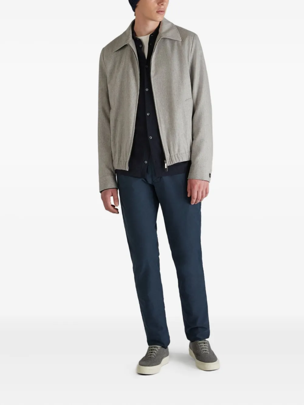 Zanone Overhemd met lange mouwen - Blauw