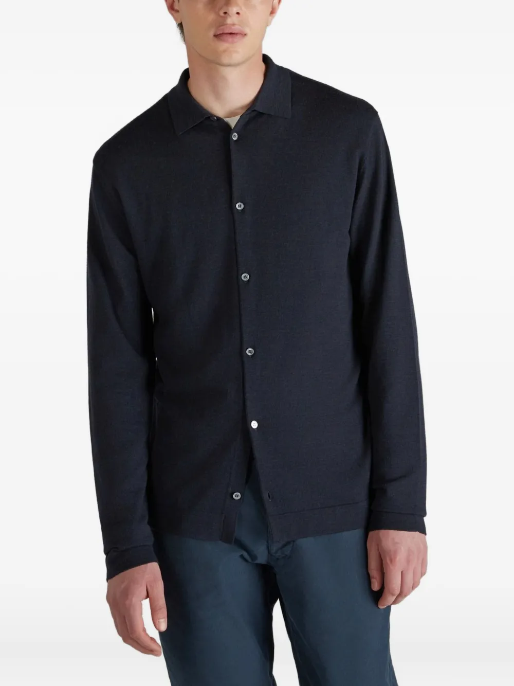 Zanone Overhemd met lange mouwen Blauw