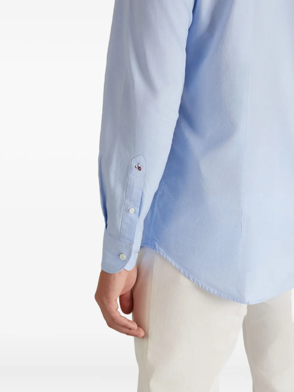 Glanshirt Oxford-weave Shirt In Blue