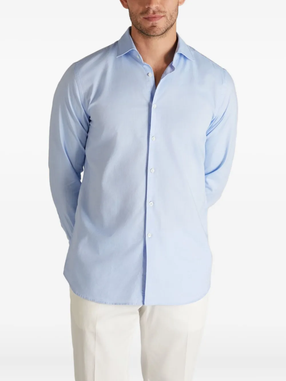 Glanshirt Oxford-weave Shirt In Blue