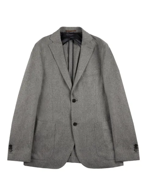 Incotex single-breasted flannel jacket