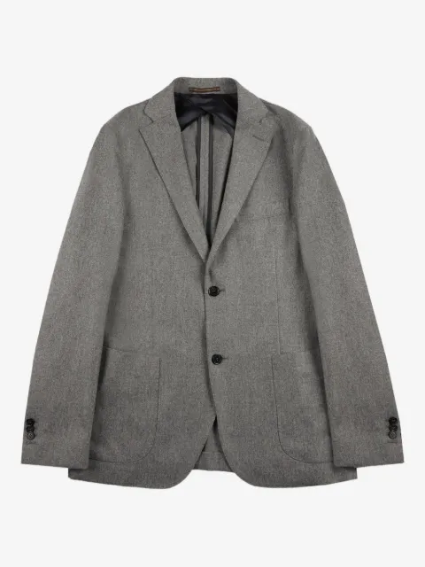 Incotex single-breasted flannel jacket