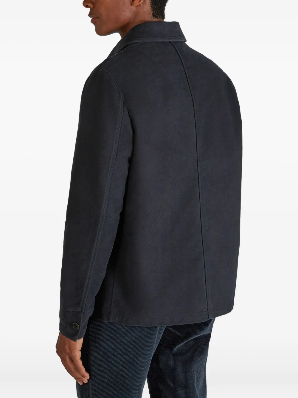slowear Overhemd met opgestikte zak Blauw
