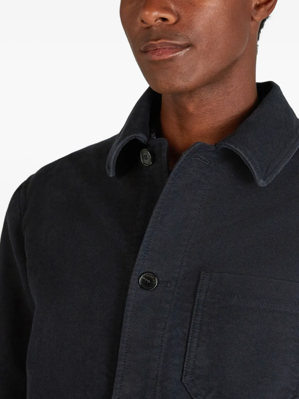 slowear Overhemd met opgestikte zak Blauw
