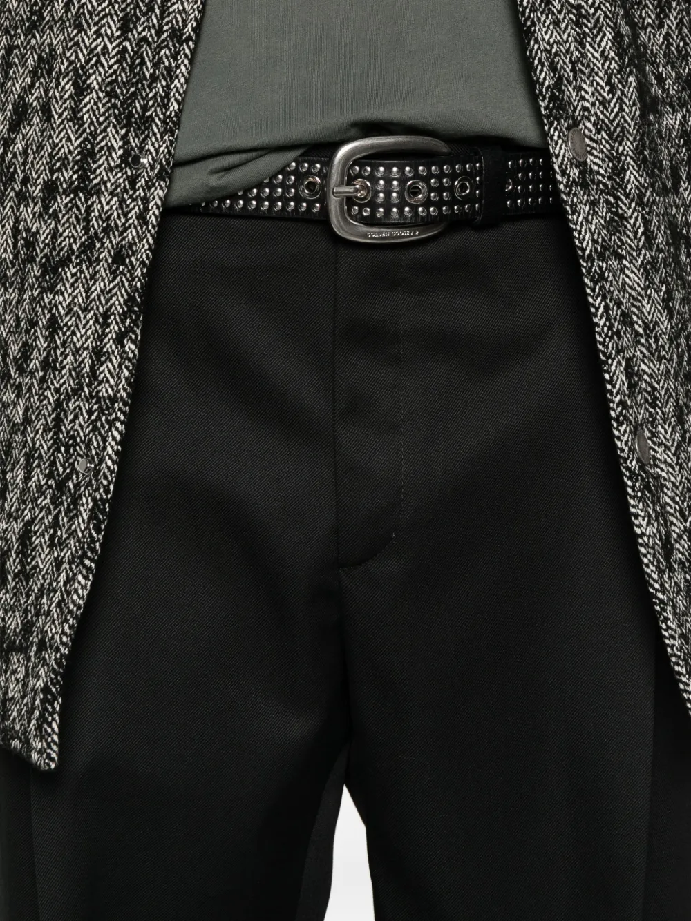 Briglia 1949 Wollen plooibroek Zwart