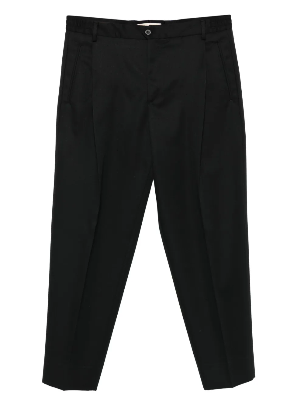 Briglia 1949 pleated wool trousers | Black | Image 1