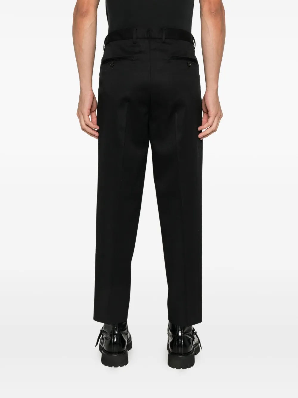 Briglia 1949 Wollen plooibroek Zwart