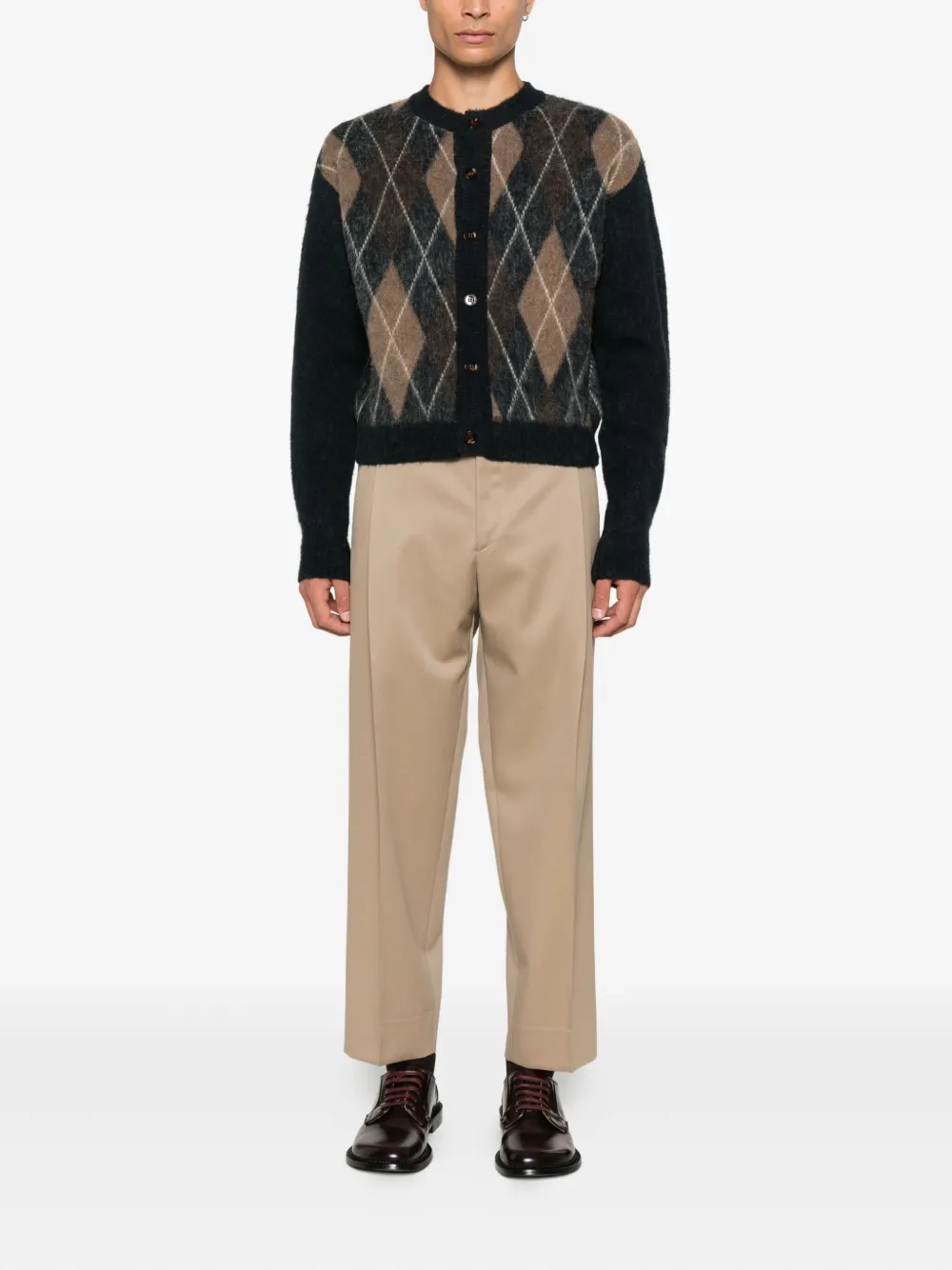 Briglia 1949 pleated wool trousers - Beige