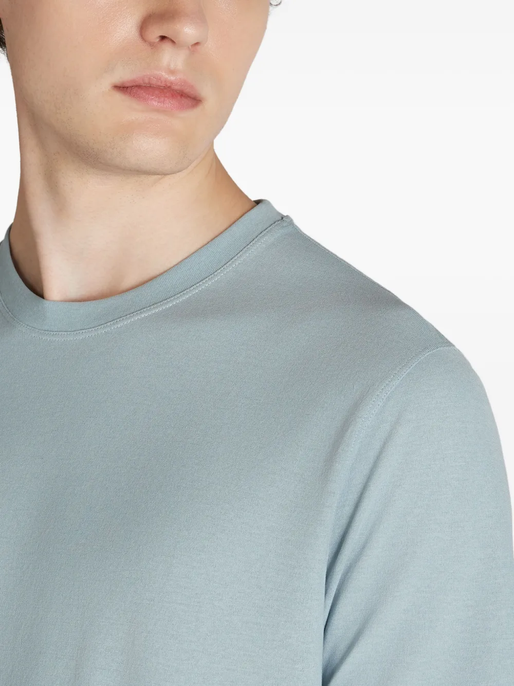 Zanone Katoenen T-shirt Blauw