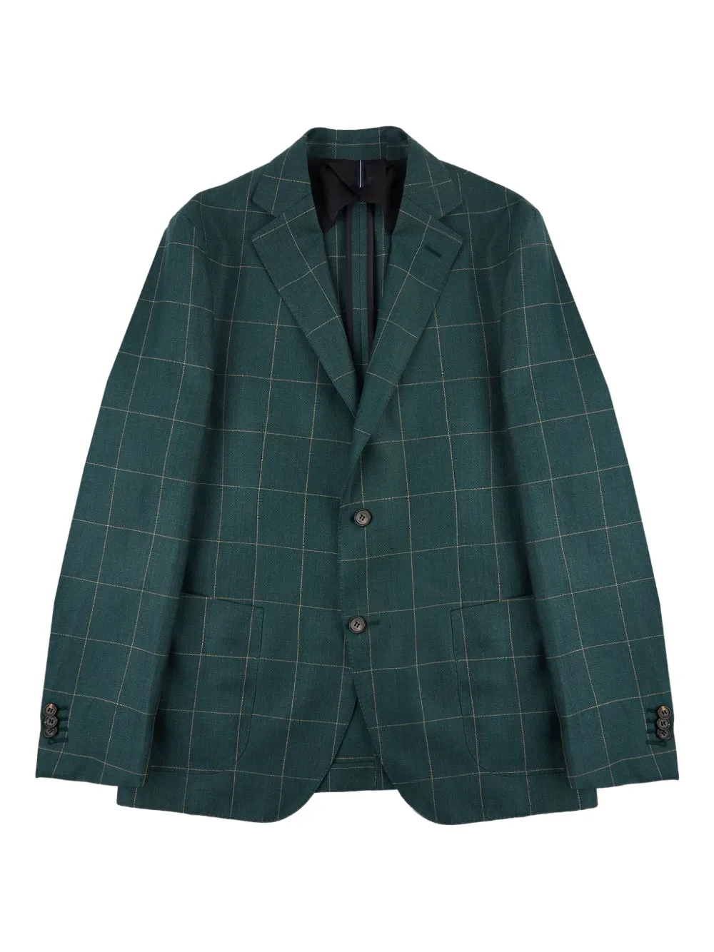 Incotex blazer con motivo windowpane | verde | Image 1