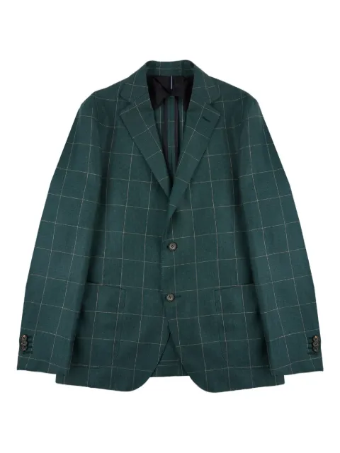 Incotex blazer con motivo windowpane