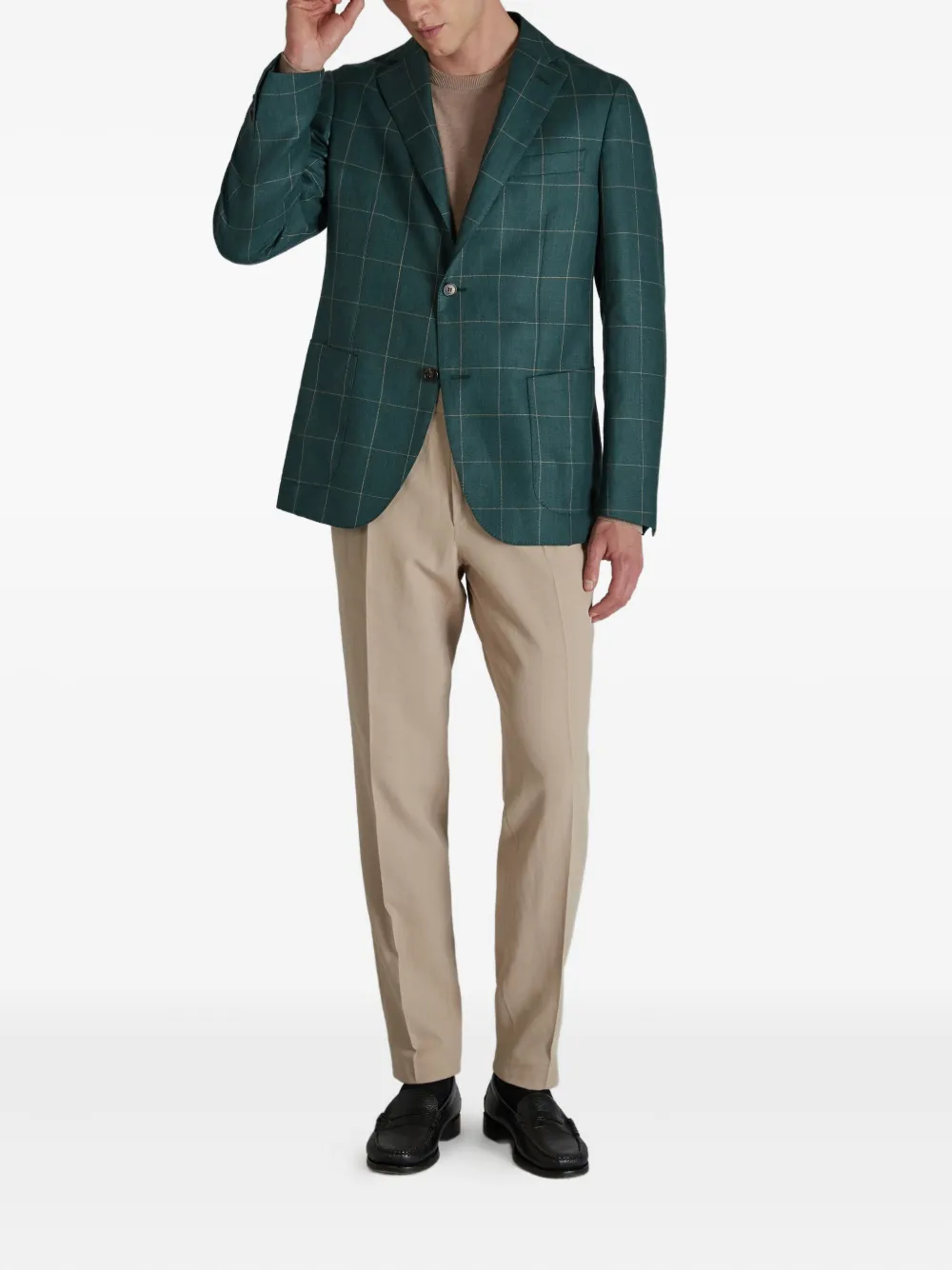 Incotex blazer con motivo windowpane | Blazers | Image 2