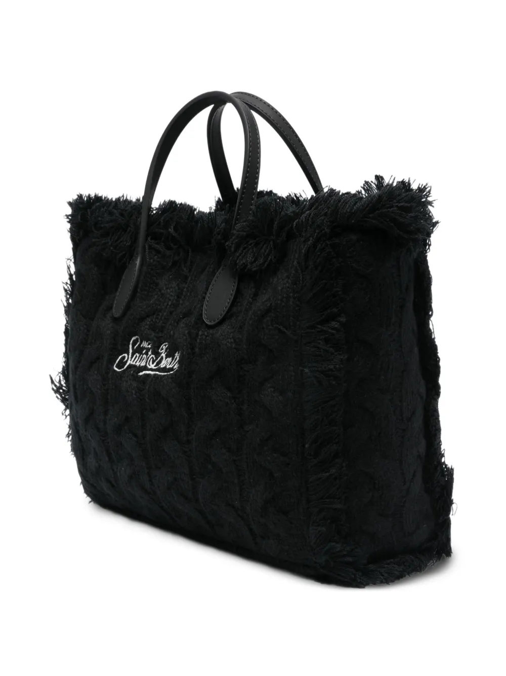 MC2 Saint Barth fringed-trim logo-embroidered tote bag | Kids | Image 2