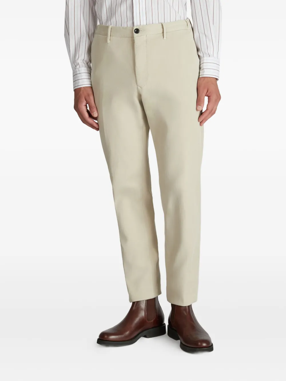 Slowear Drawstring Elasticated Trousers In Neutral