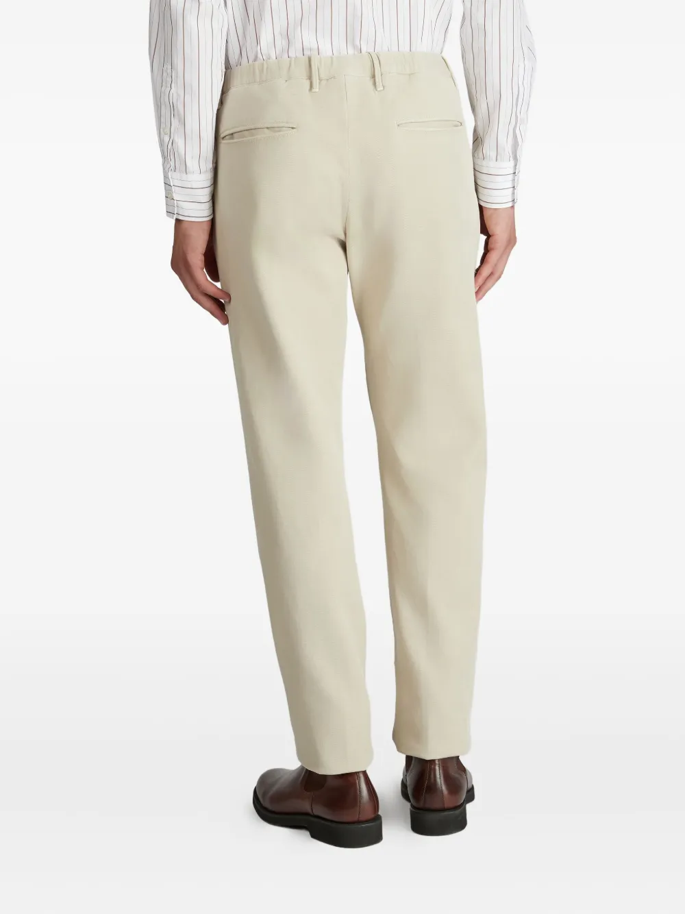 Slowear Drawstring Elasticated Trousers In Neutral