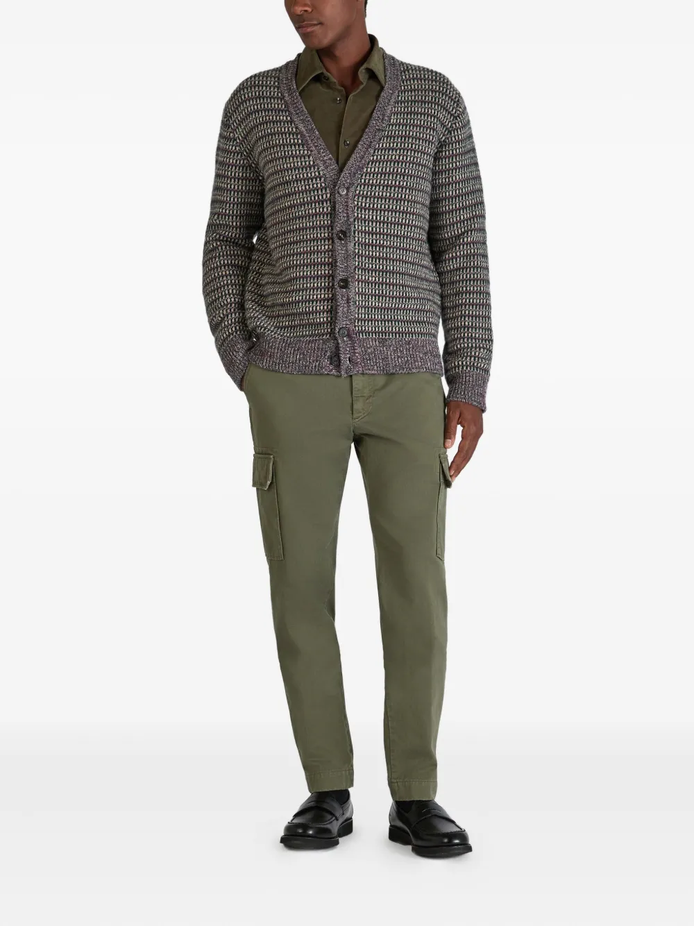Incotex Cargo broek - Groen