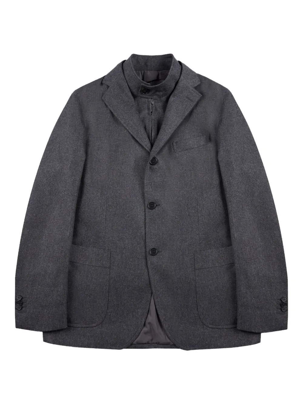 Incotex chamarra con panel removible | gris | Image 1