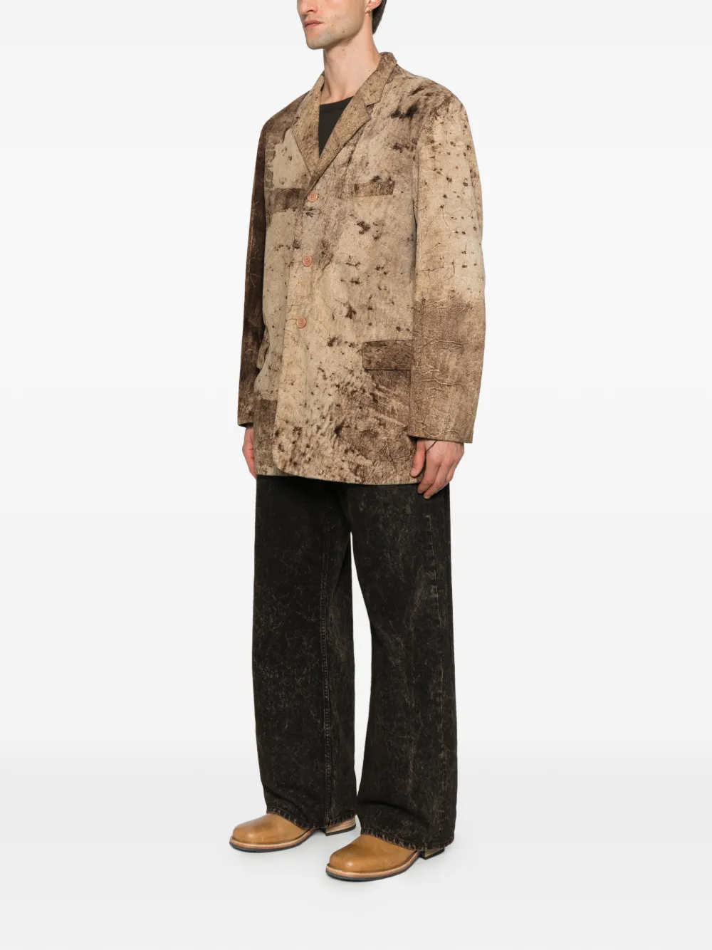 pocket suede jacket