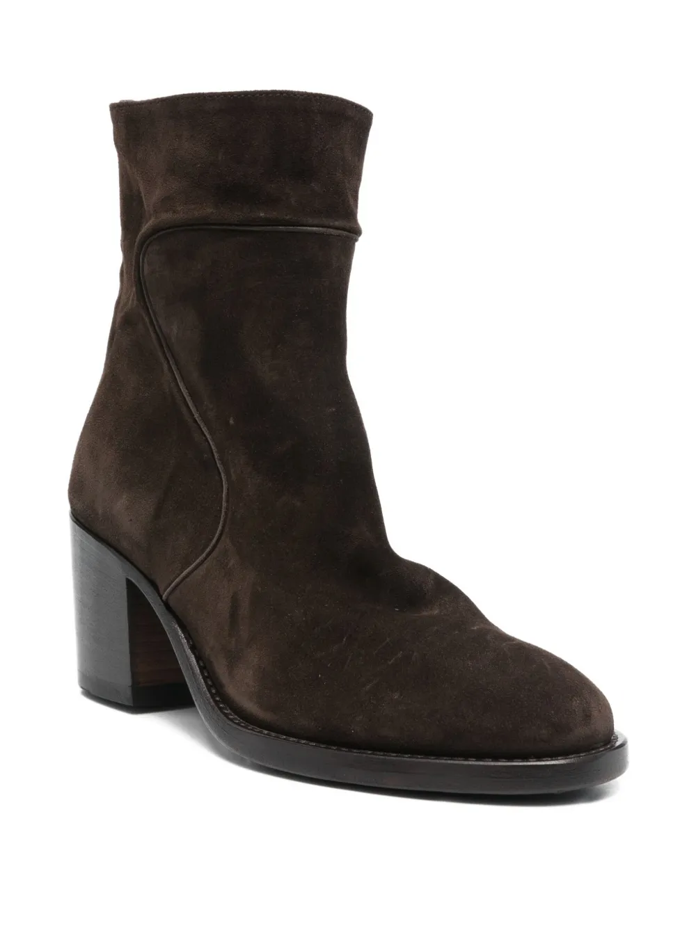 Pantanetti suede block-heel boots | Ankle Boots | Image 2