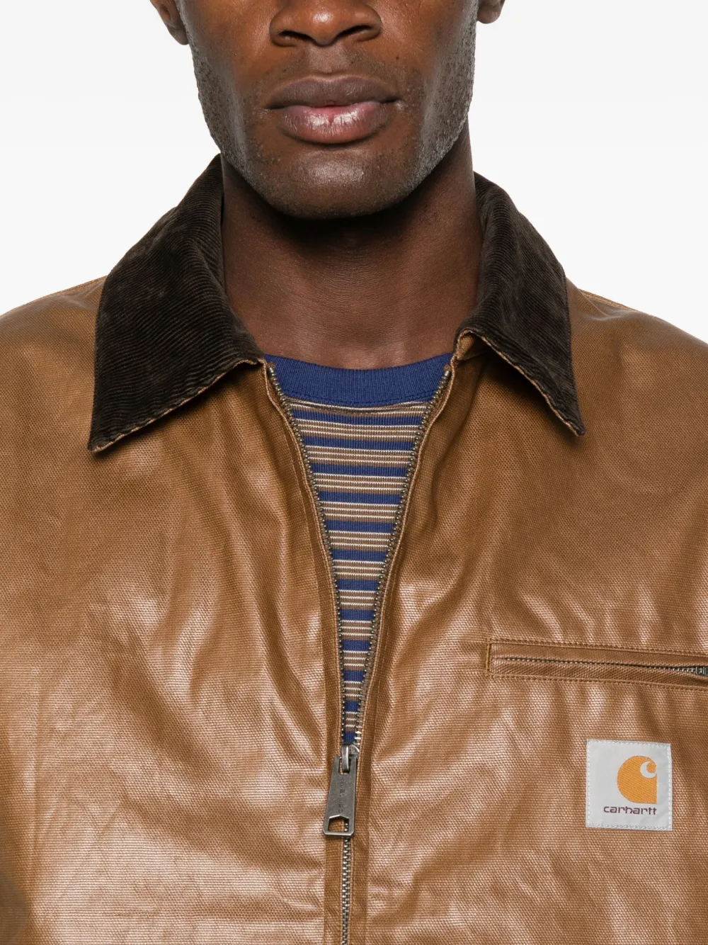 Carhartt Og Dean Jacket In Brown