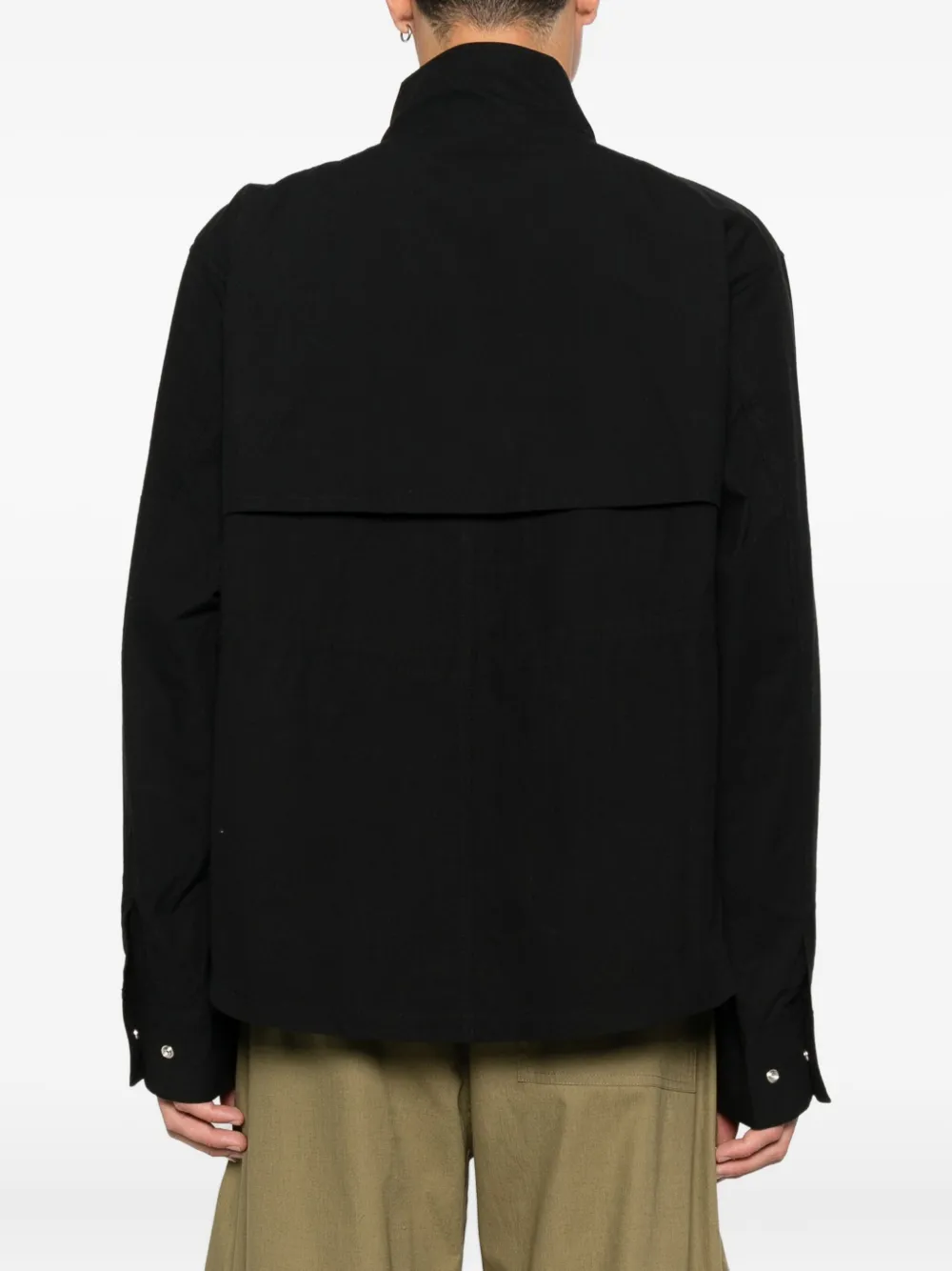 Studio Nicholson Jack met klepzak Zwart