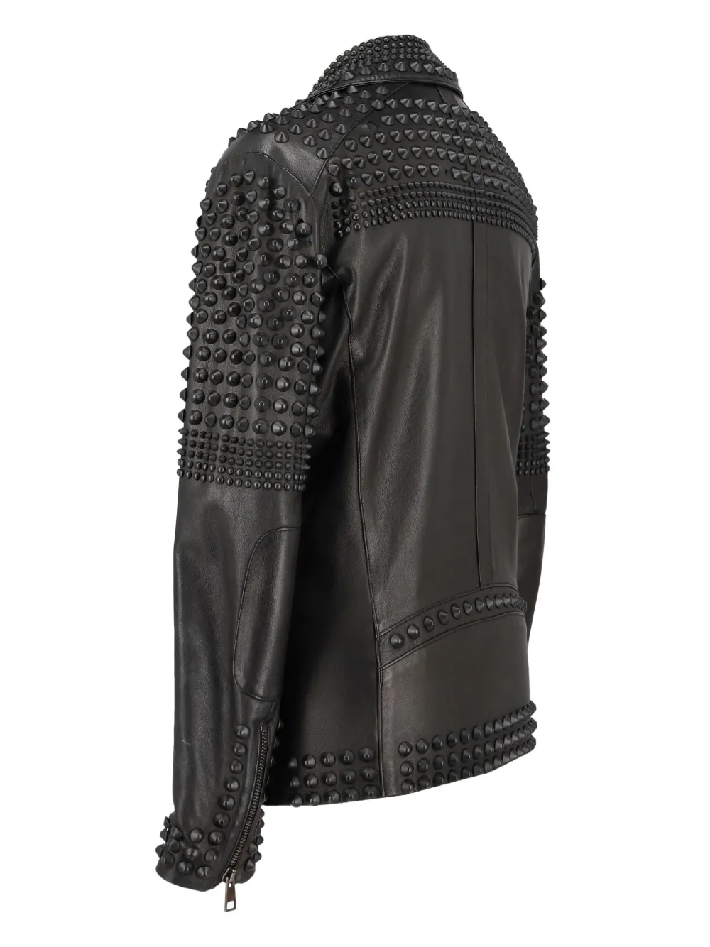 Vintage chamarra biker con aplique | Image 2