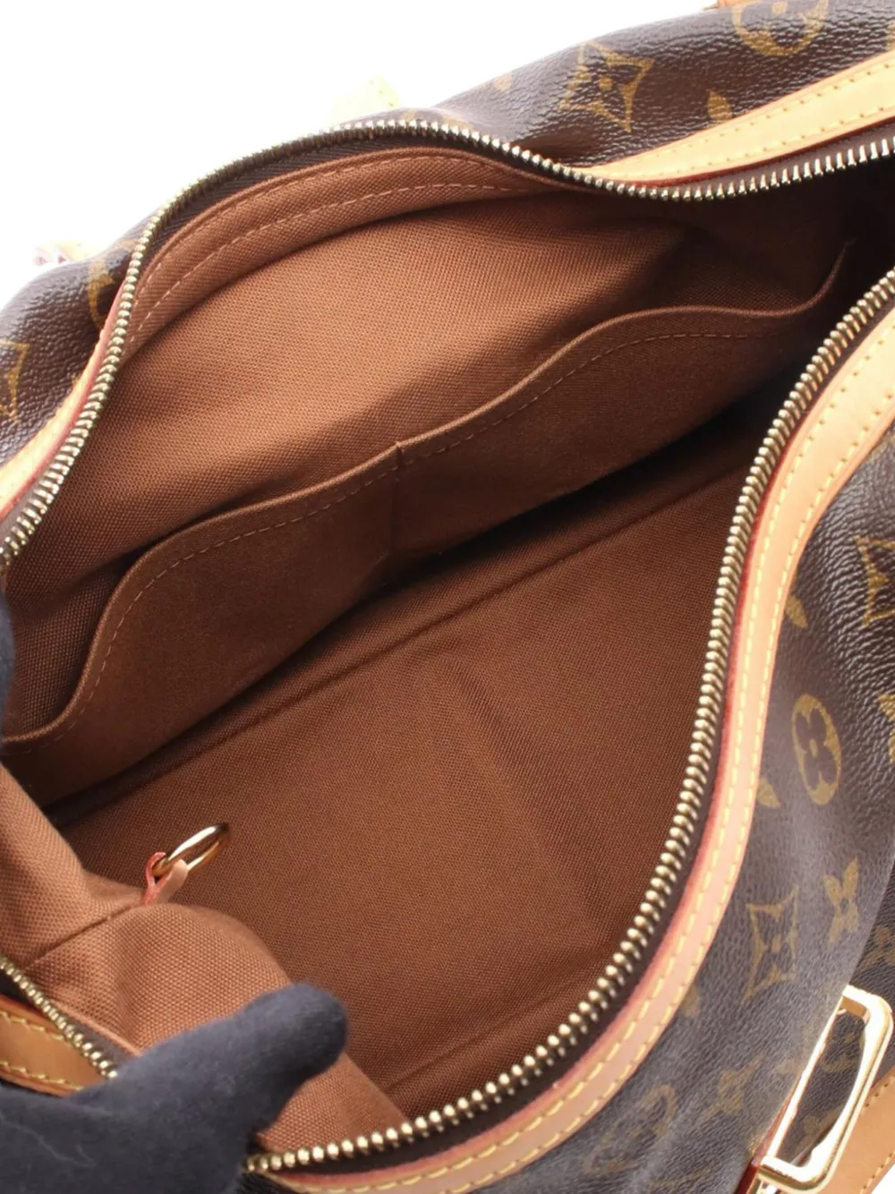Pre-owned Louis Vuitton 2012 Monogram Stresa Pm Shoulder Bag In Brown
