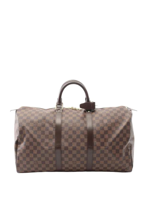 Louis Vuitton Pre-Owned 2007 Damier Ebene Keepall 50 travel bag