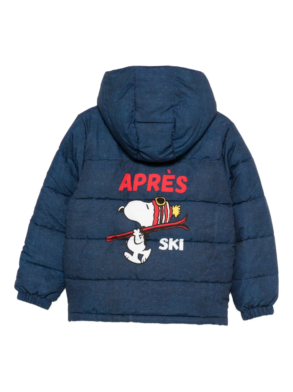 Mc2 Saint Barth Hooded Padded Jacket In Blue