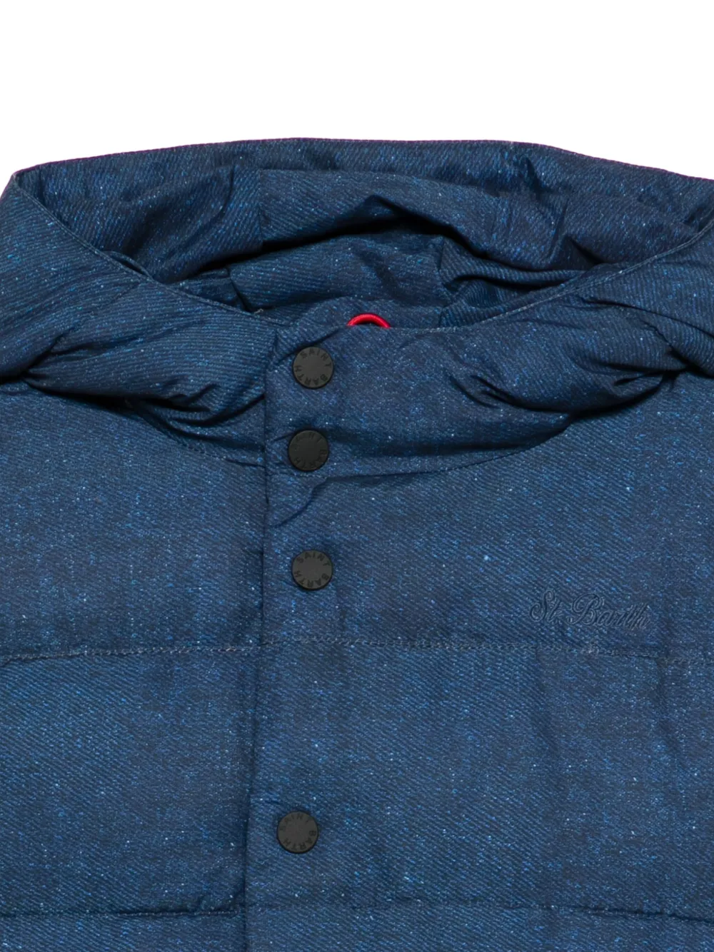 MC2 Saint Barth Kids Gewatteerd jack Blauw