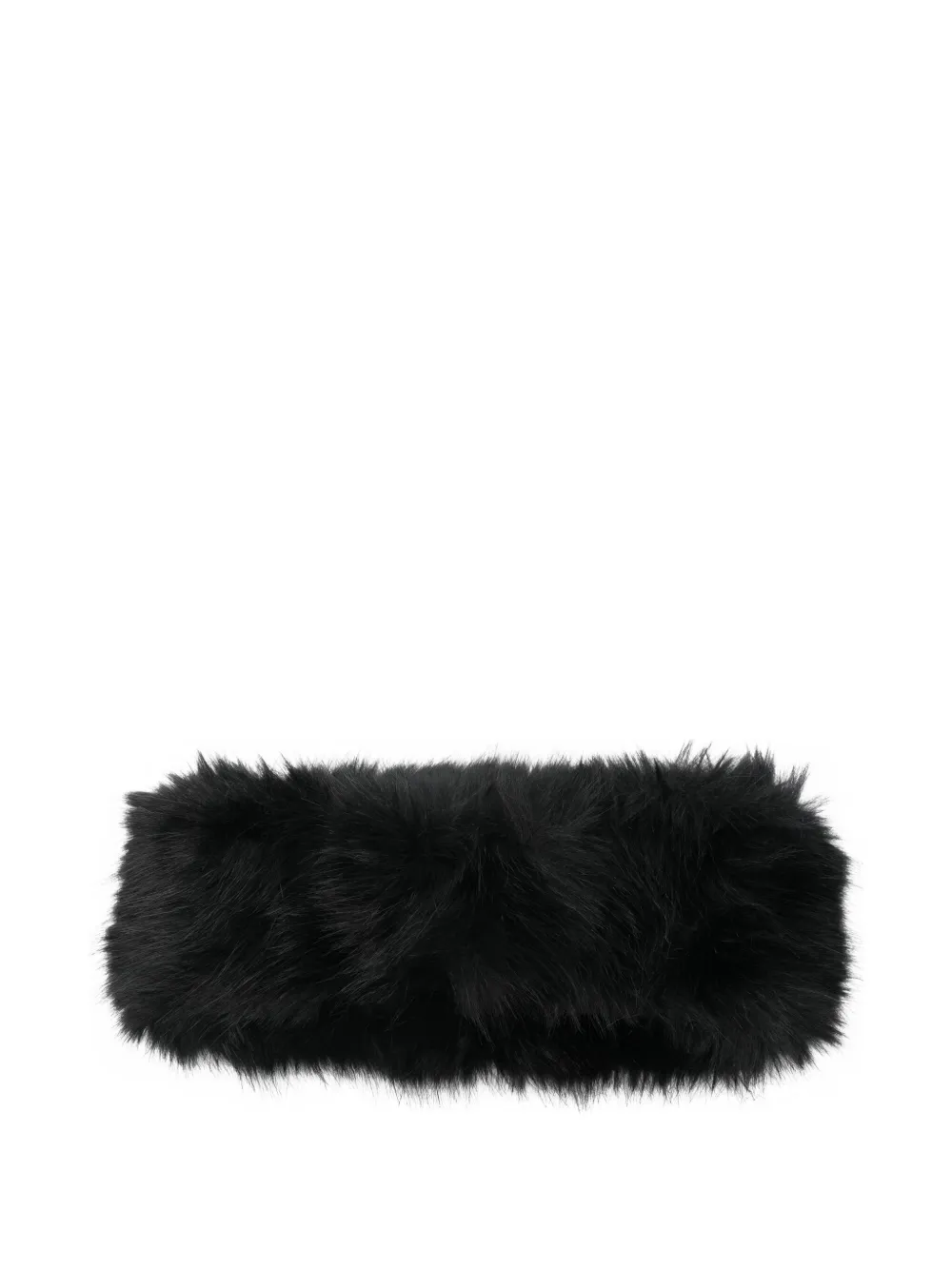 Stand Studio Faux-fur Headband In Black
