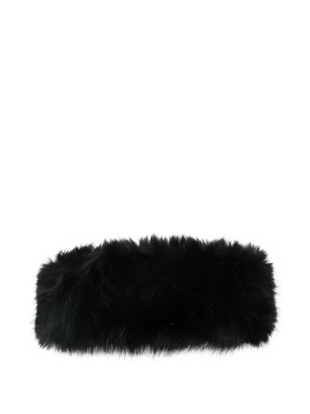 Stand Studio Faux-fur Headband In Black