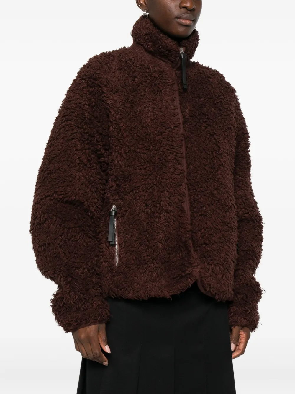 JIL SANDER+ Fleece jack Bruin