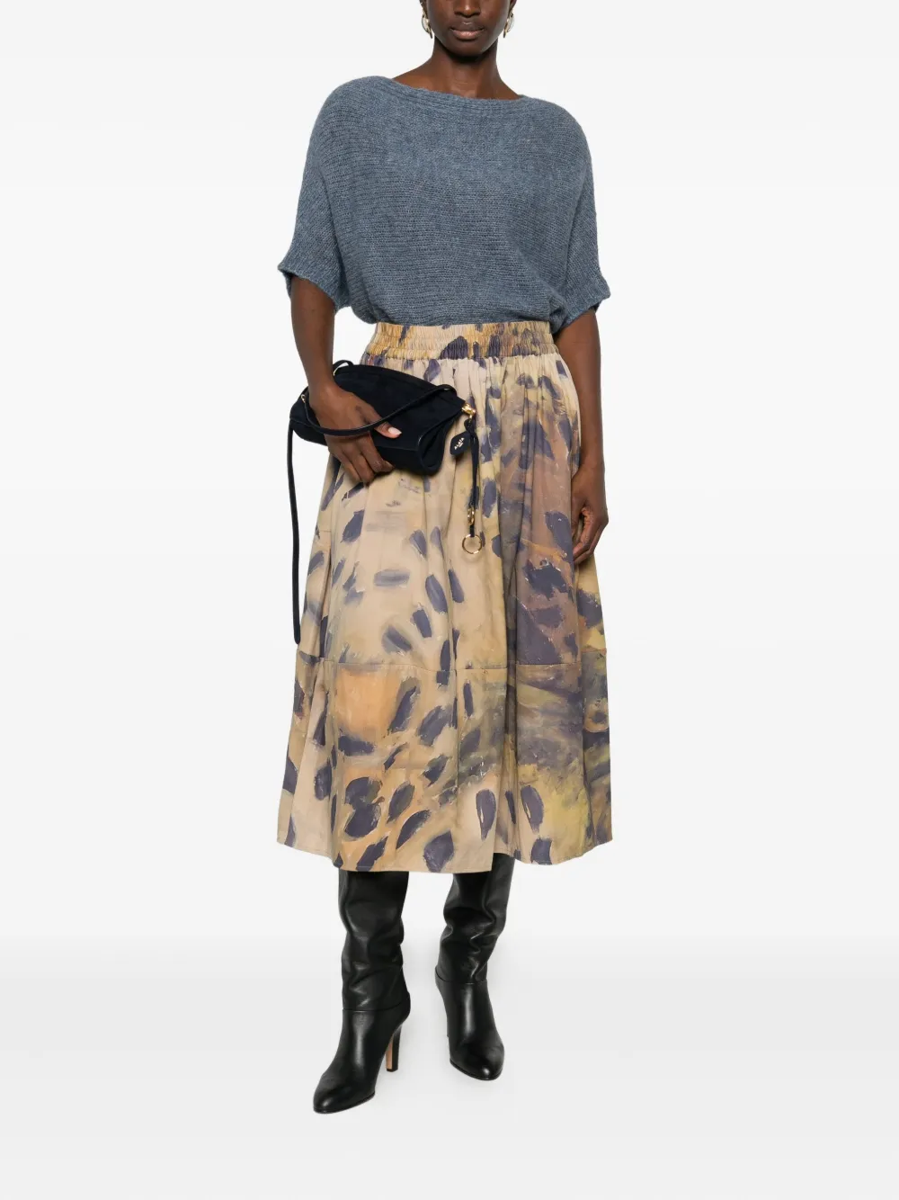 TALKING WALLS leopard-print skirt | High-Waisted Skirts | Image 2