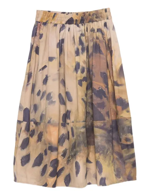 TALKING WALLS leopard-print skirt
