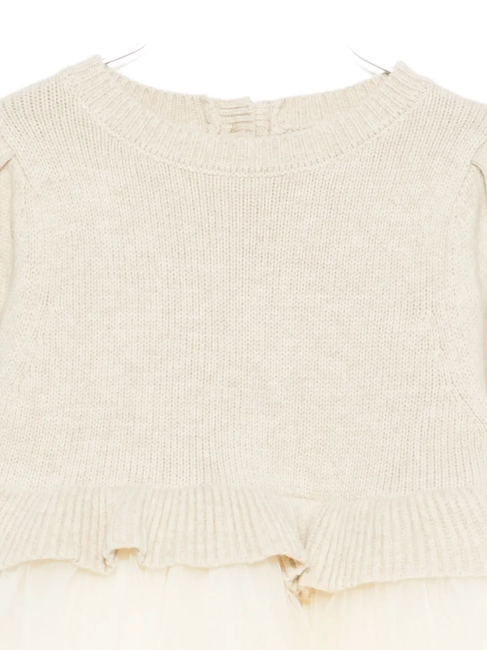 Donsje Ruffled Layered Dress In Neutral