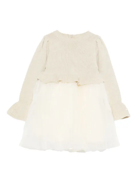 Donsje ruffled layered dress