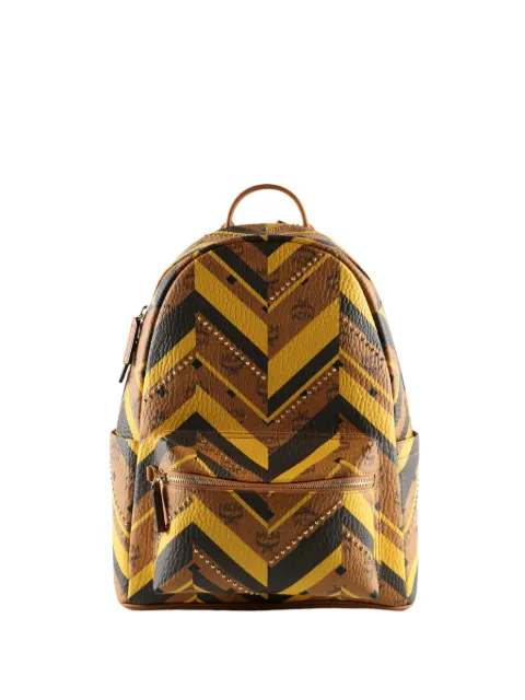 MCM chevron-print backpack