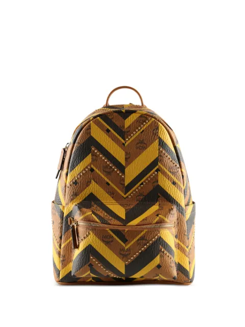 MCM chevron-print backpack