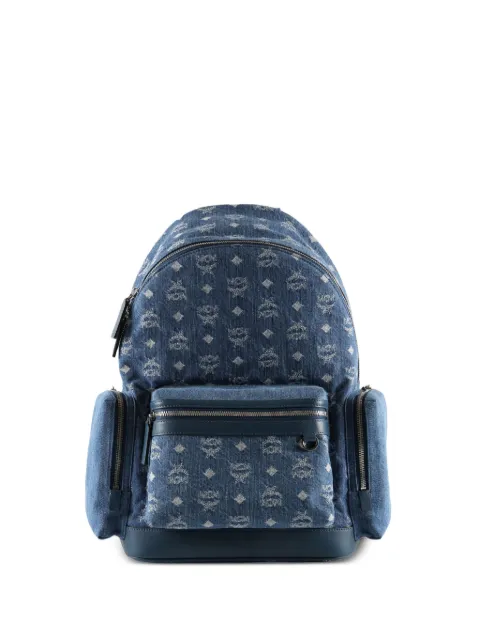 MCM Stark denim backpack