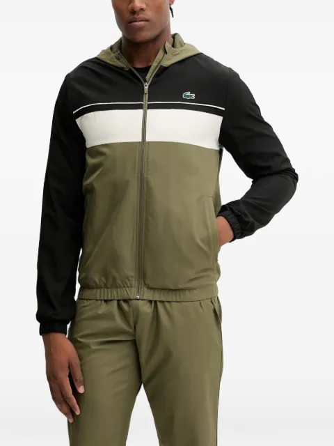 Lacoste colourblock hooded tracksuit